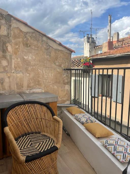 Appartamento Charmante maison avec vue sur les arènes d'Arles Esterno foto